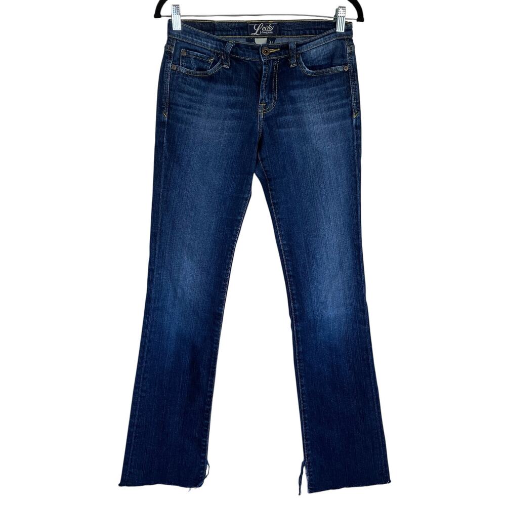 Lucky Brand Y2K Ashford Classic Rider Low Rise Slim Bootcut Jeans Dark Wash